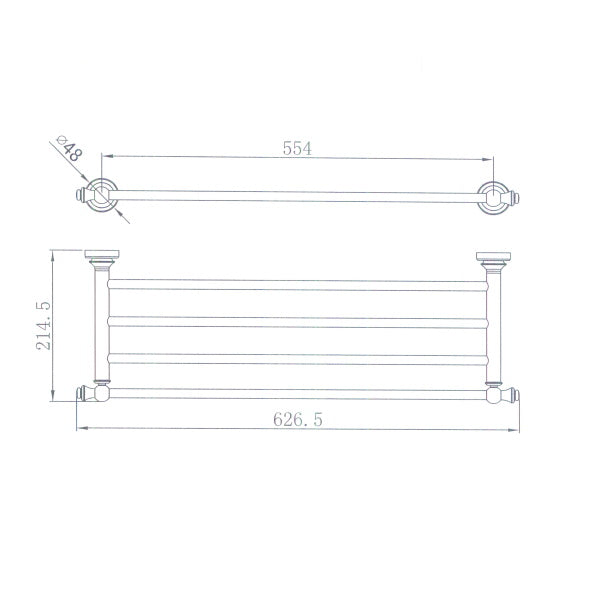 Modern National Medoc Bathroom Shelf