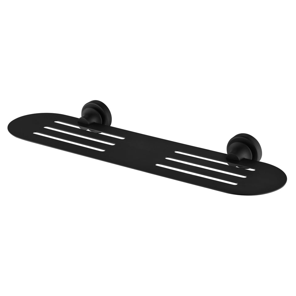 Modern National Medoc Metal Shelf - Matte Black (MED90-2BK)
