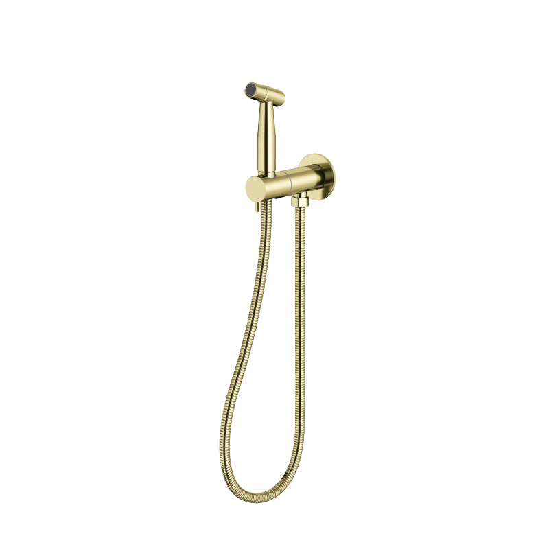 Meir Bidet Spray With Mixer - Matte Black - PVD Tiger Bronze (MHB03N-PVDBB)