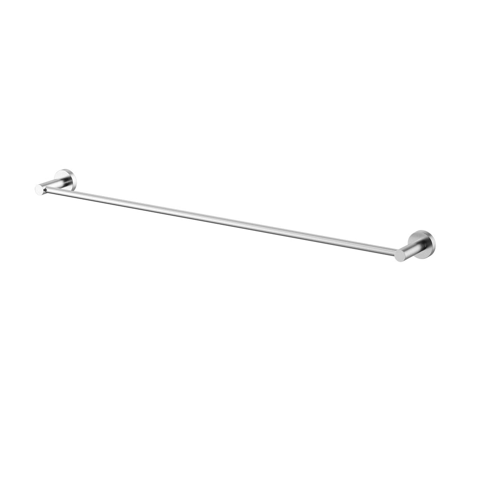 Modern National Mirage Single Towel Rail 750mm - Brushed Chrome (MIR36BC)