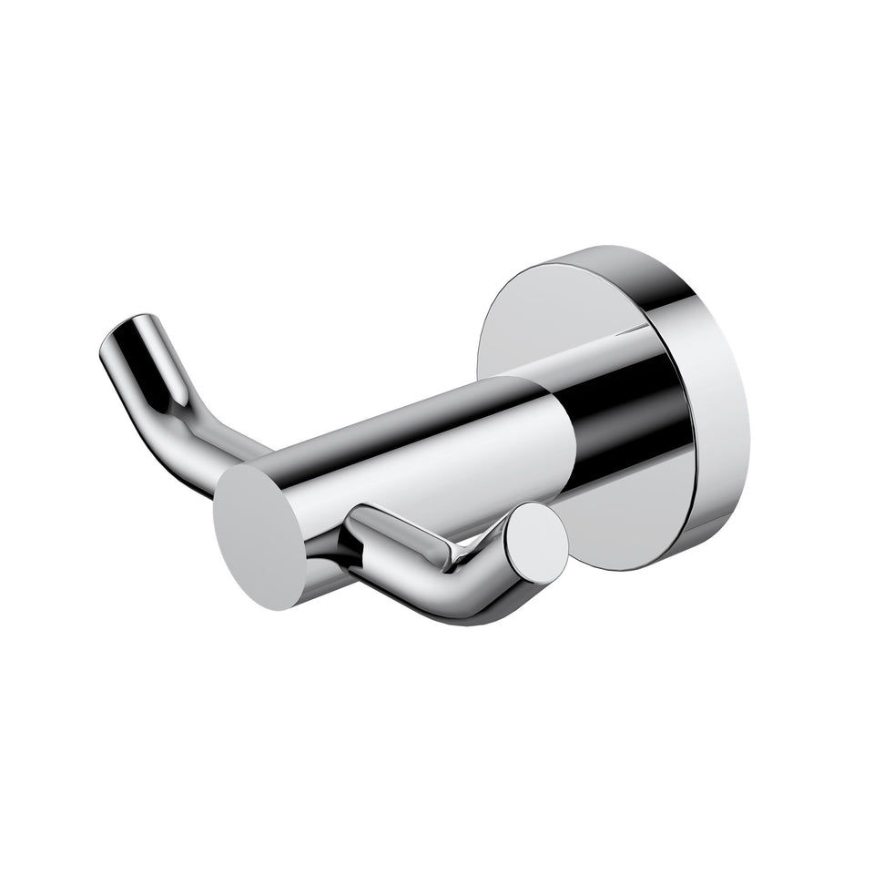 Modern National Mirage Double Robe Hook - Chrome (MIR53-2)