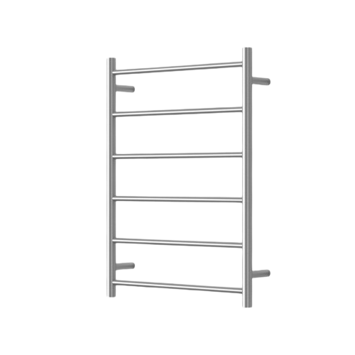 Modern National Mirage 6 Bar Heated Towel Rail - Brushed Chrome (MIR6080-6BC)
