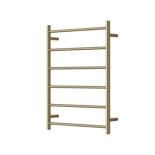 Modern National Mirage 6 Bar Heated Towel Rail - Brushed Bronze (MIR6080-6BM)