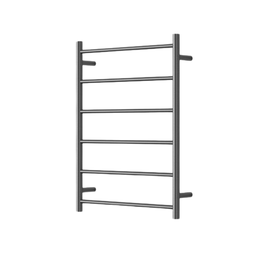 Modern National Mirage 6 Bar Heated Towel Rail - Gun Metal (MIR6080-6GM)
