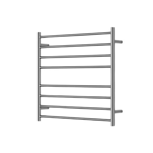 Modern National Mirage 8 Bar Wide Heated Towel Rail - Chrome (MIR7570-8)