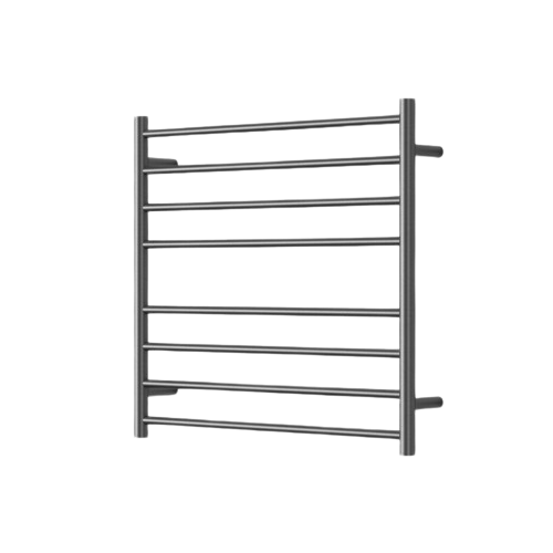 Modern National Mirage 8 Bar Wide Heated Towel Rail - Gun Metal (MIR7570-8GM)