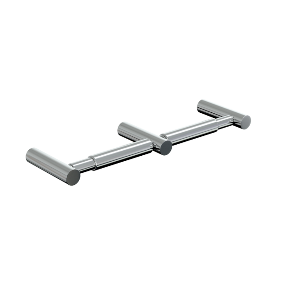 ML6004PSS | Lawson Double Toilet Roll Holder in Polished Stainless Steel