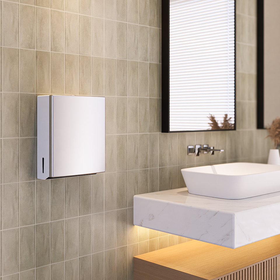 ML725L_AR | Ellipse Paper Towel Dispenser in Satin Stainless Steel