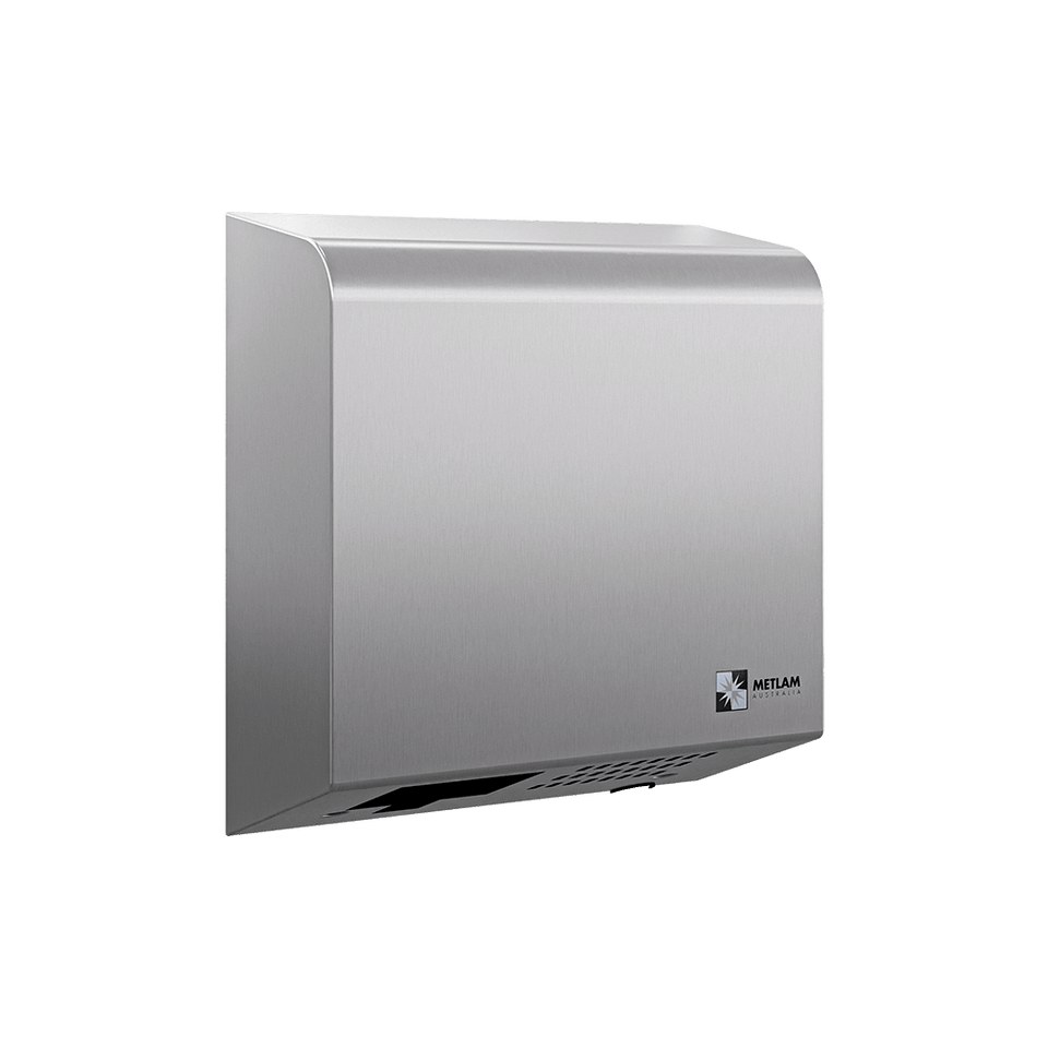 ML_100N_SS | Slimline Automatic Operation Hand Dryer in Satin Stainless Steel