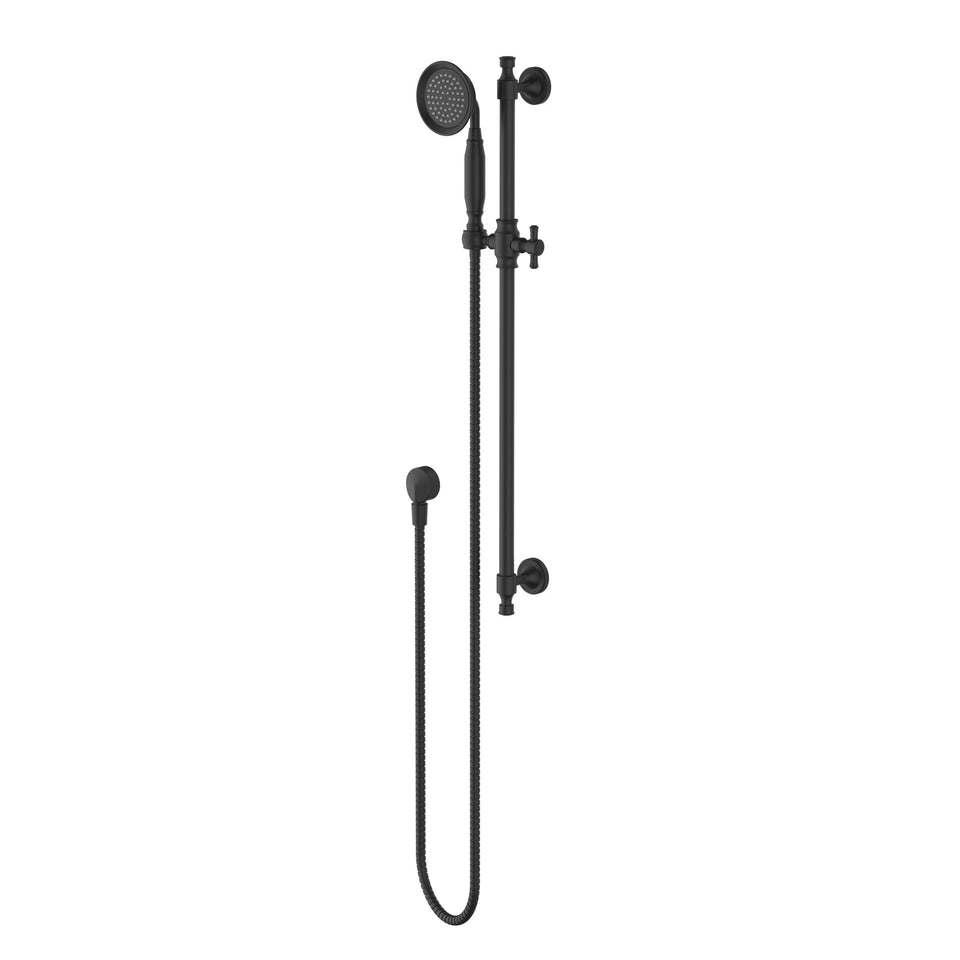 Modern National Montpellier Rail Shower - Matte Black (MON014BK)