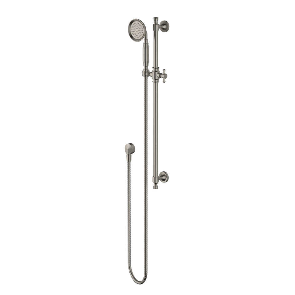 Modern National Montpellier Rail Shower - Brushed Nickel (MON014BN)