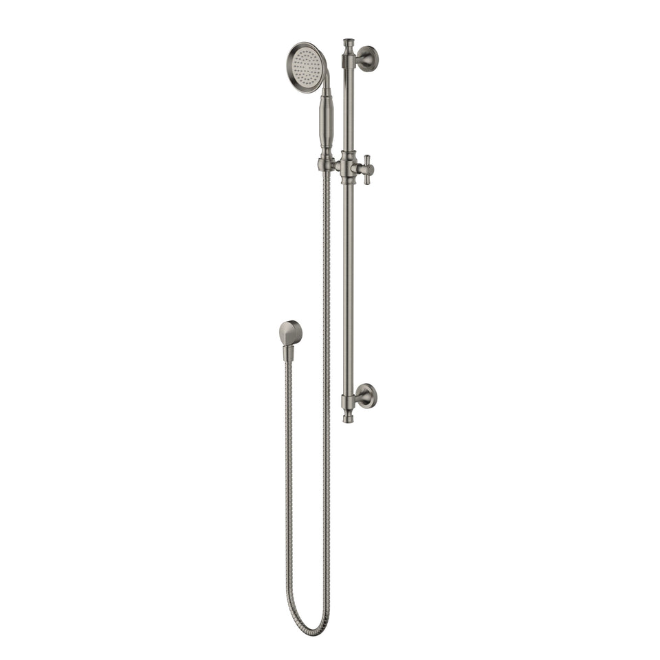 Modern National Montpellier Rail Shower - Brushed Nickel (MON014BN)