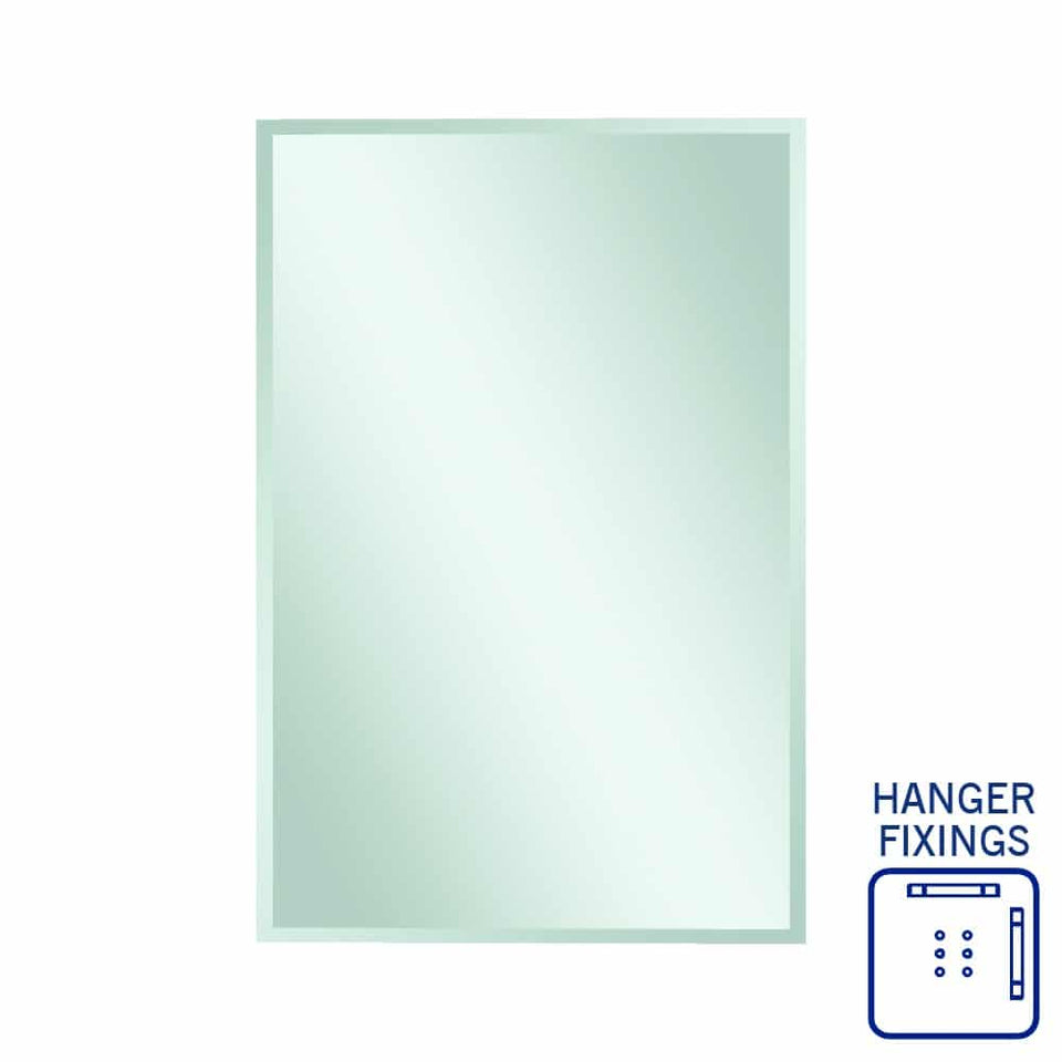 Thermogroup Rectangle 25mm Bevel Edge Mirror - 1200x800mm (MS1280HN)