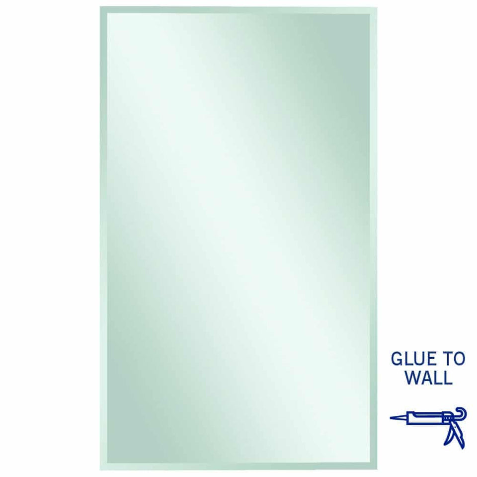 Thermogroup Rectangle 25mm Bevel Edge Mirror Glue-to-Wall - 1500x900mm (MS1590GT)