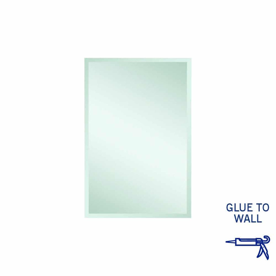 Thermogroup Rectangle 25mm Bevel Edge Mirror Glue-to-Wall - 600x900mm (MS6090GT)