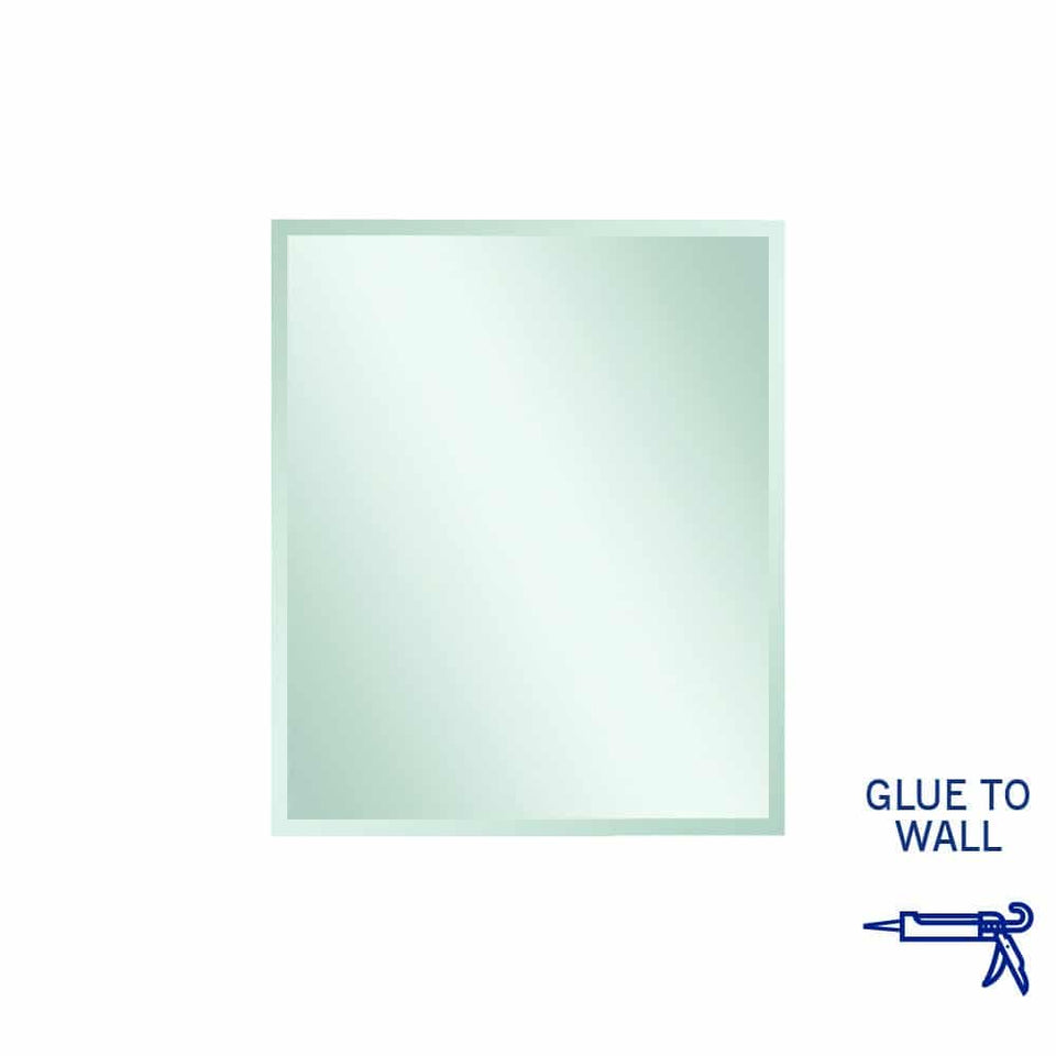 Thermogroup Rectangle 25mm Bevel Edge Mirror Glue-to-Wall - 900x750mm (MS9075GT)