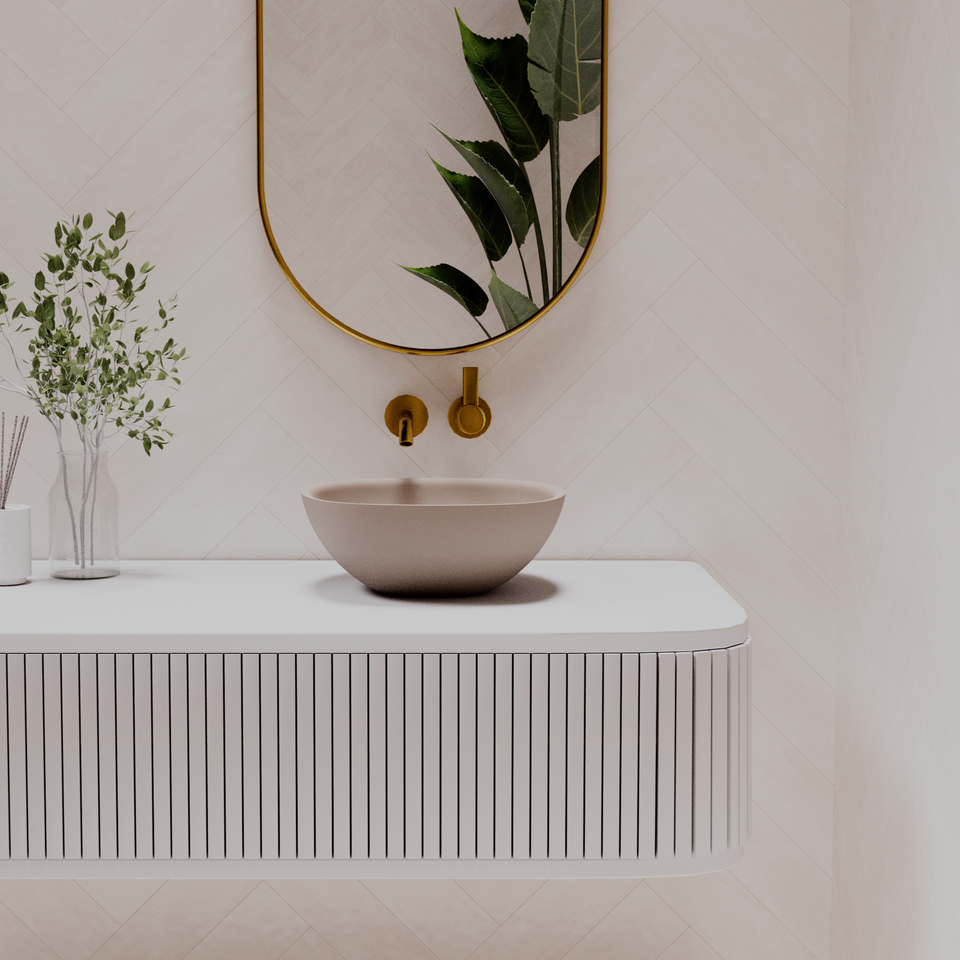 Pietra Bianca Marcello Above Counter Basin