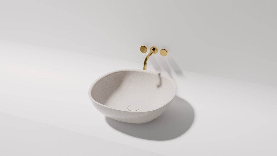 Pietra Bianca Marcello Above Counter Basin
