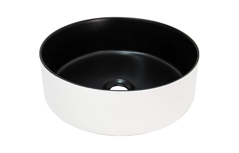 ADP Margot Duo Basin White Outside Black Inside