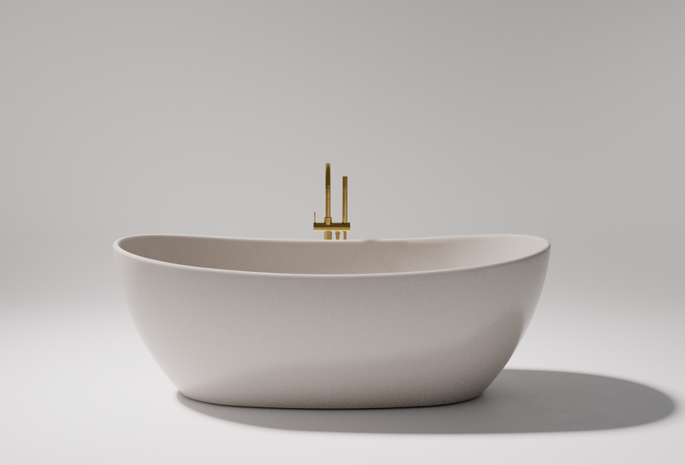 Pietra Bianca Maria Freestanding Bath