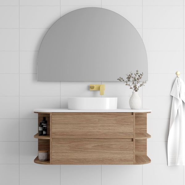 Marquis Avion Wall Hung Vanity with Symphony Solid Surface Top and Basin