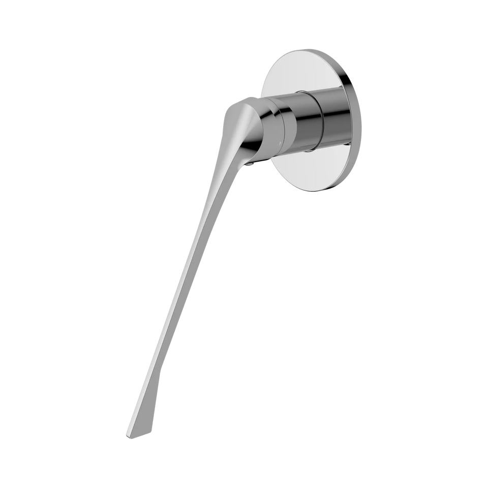Nero Classic Are Shower Mixer Extended Handle Chrome