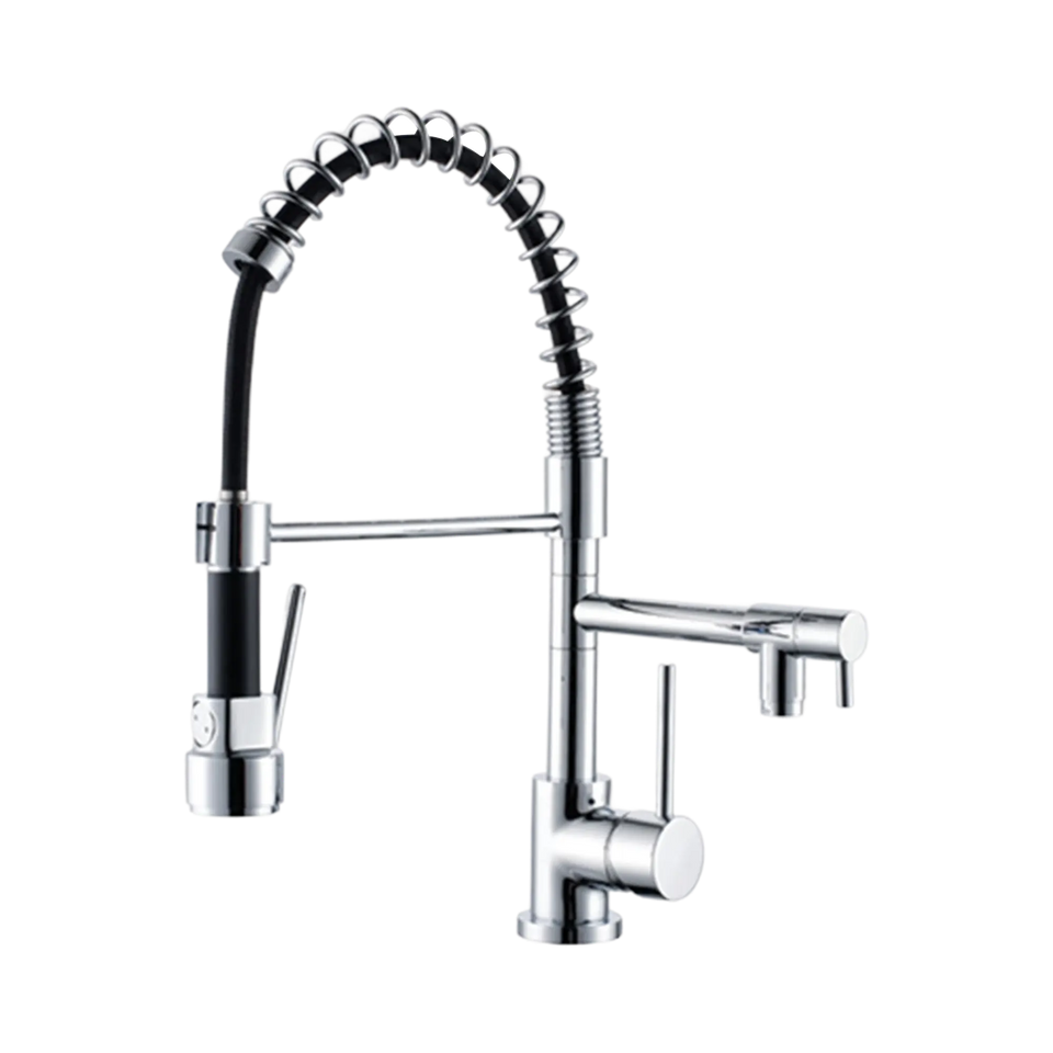 Nero Gamma Pull Out Spray Sink Mixer Chrome