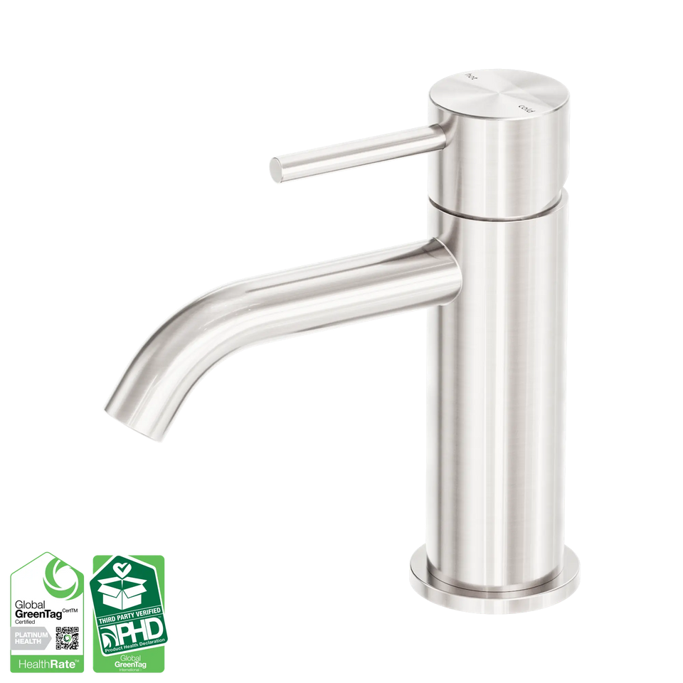 Nero Zen SS316L Basin Mixer - Brushed Nickel (NR162201BN)