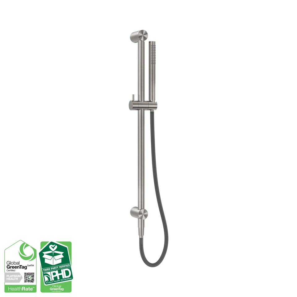 Nero Zen SS316L Shower Rail With Outdoor Shower Hose - Brushed Nickel (NR162205B01BN)