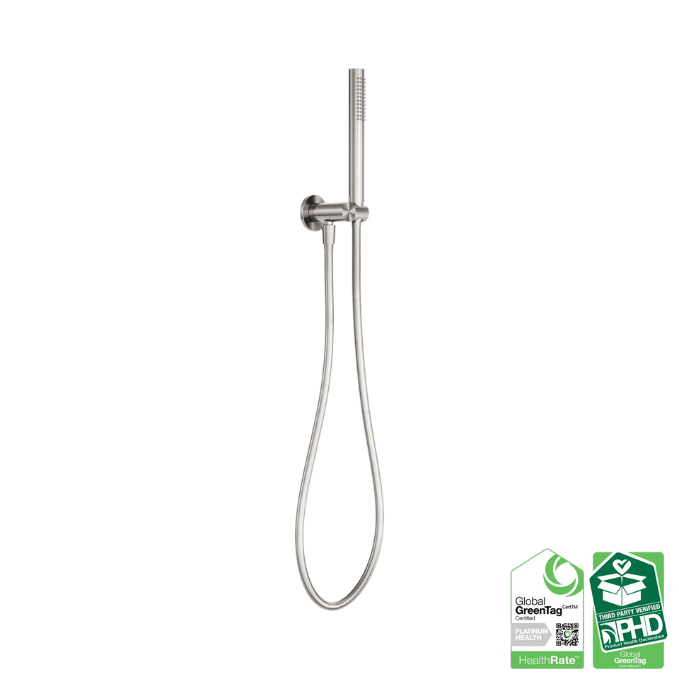Nero Zen SS316L Shower On Bracket - Brushed Nickel (NR162205d02BN)