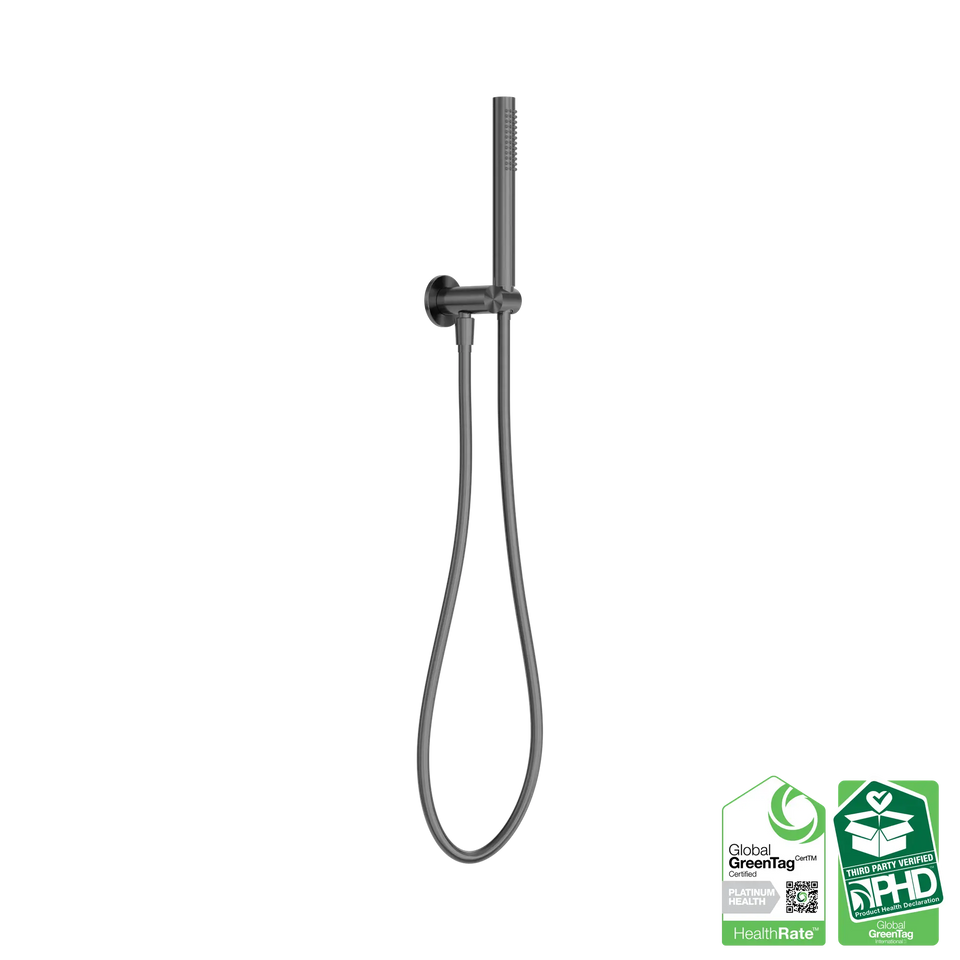 Nero Zen SS316L Shower On Bracket - Graphite (NR162205d02GR)