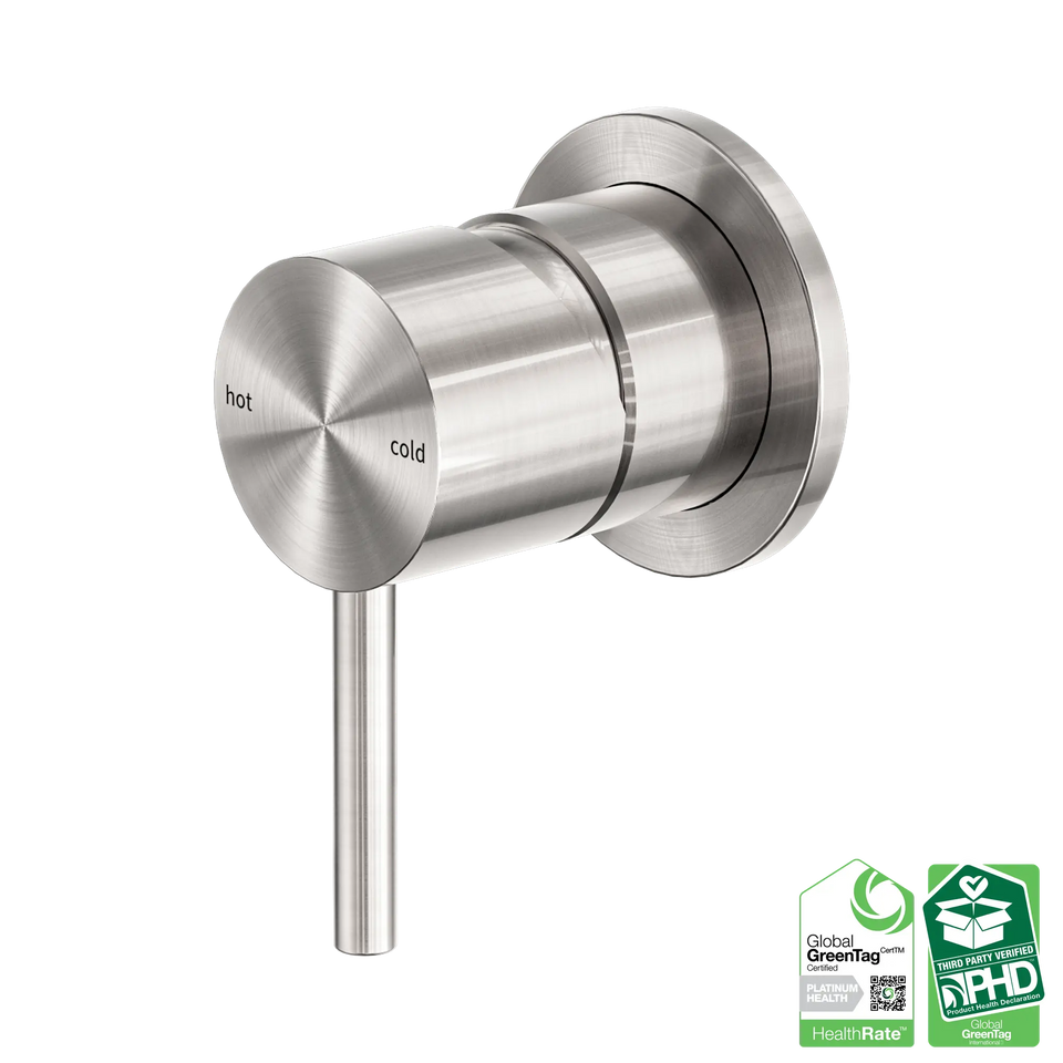 Nero Zen SS316L Shower Mixer - Brushed Nickel (NR162211BN)