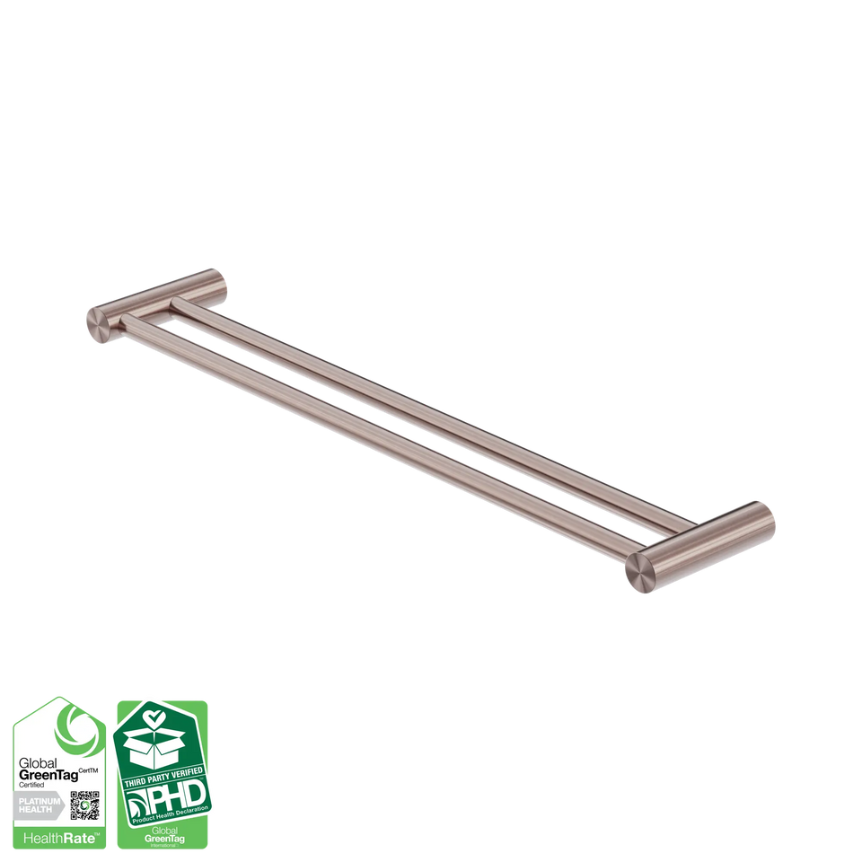 Nero Zen SS316L Double Towel Rail 600/800mm