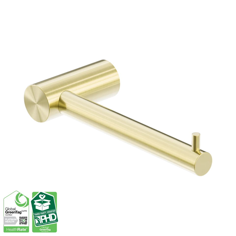 Nero Zen SS316L Stainless Steel Toilet Roll Holder - Brushed Gold (NR1686BG)