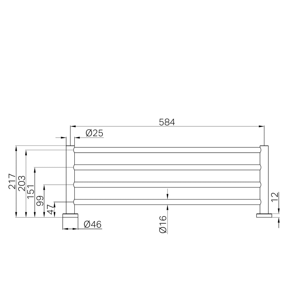 Nero Mecca Towel Rack