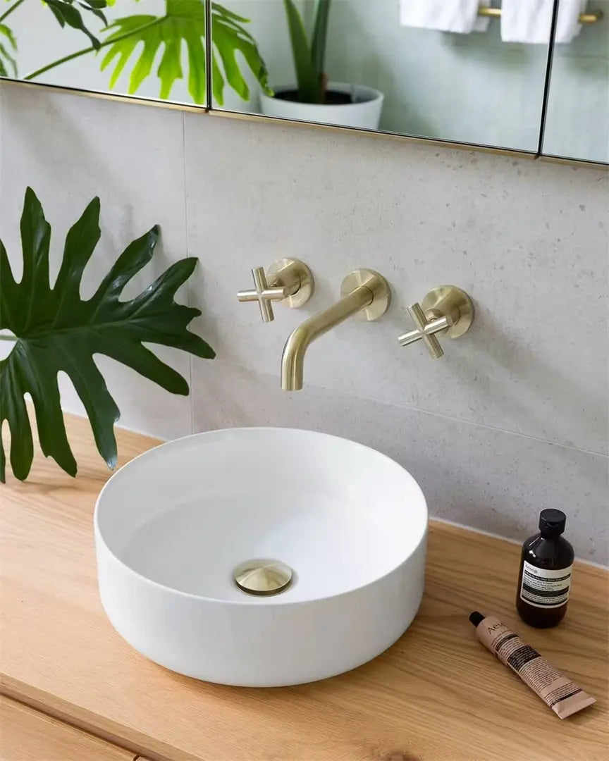 Nero X Plus Wall Basin Set Spout
