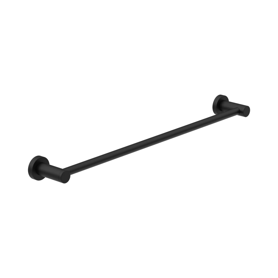 Nero Single Towel Rail - Matte Black / 600mm (NR2024MB)