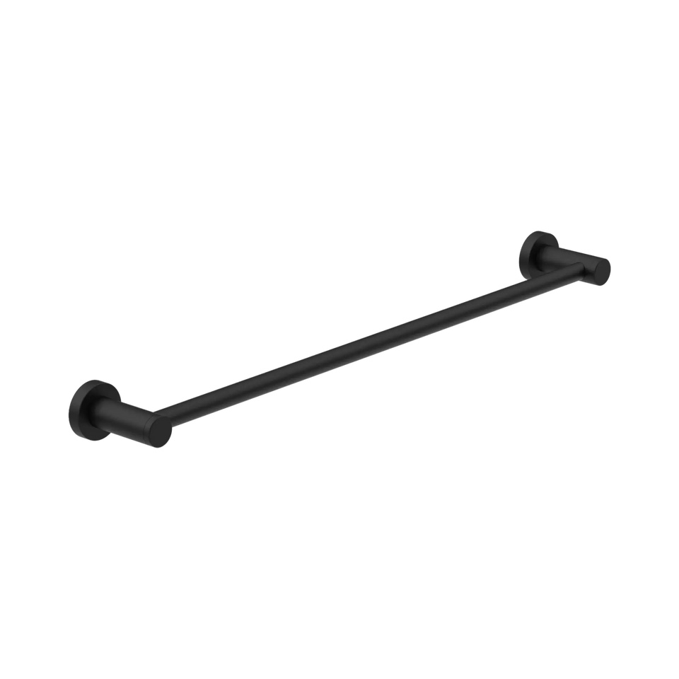 Nero Single Towel Rail - Matte Black / 800mm (NR2030MB)