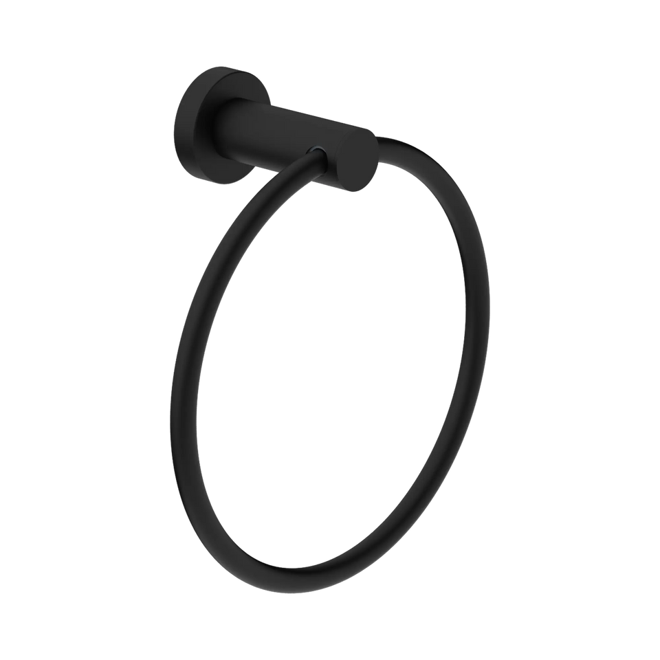 Nero Dolce II Hand Towel Ring - Matte Black (NR2080MB)