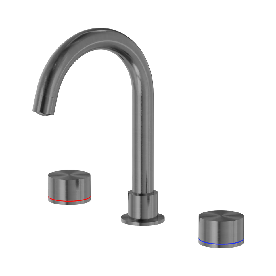 Nero Tapware Kara Basin Set - Gun Metal (NR211701GM)