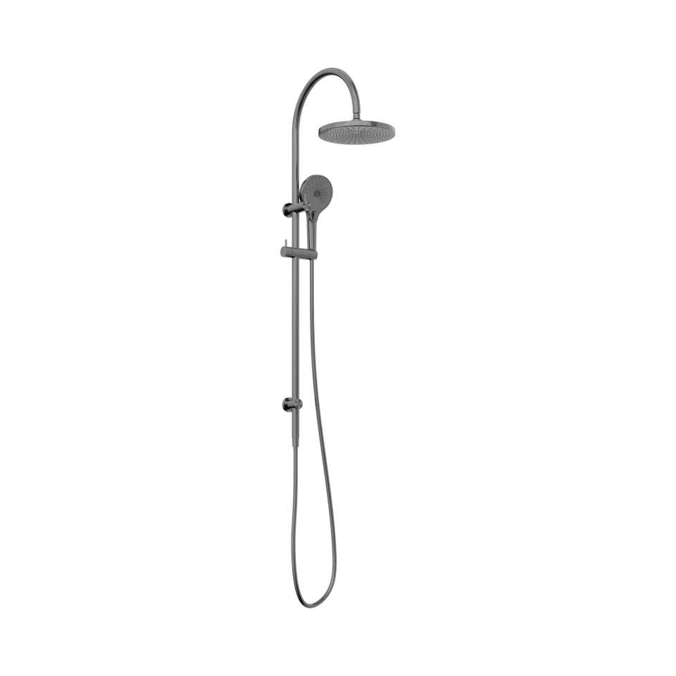 Nero Mecca Twin Shower 2 in 1 with Opal Shower Gun Metal