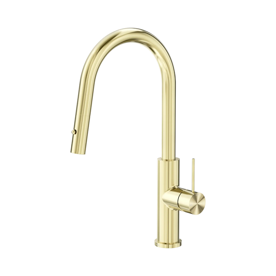 Nero Mecca Smart Sensor Pull out Kitchen Mixer Brushed