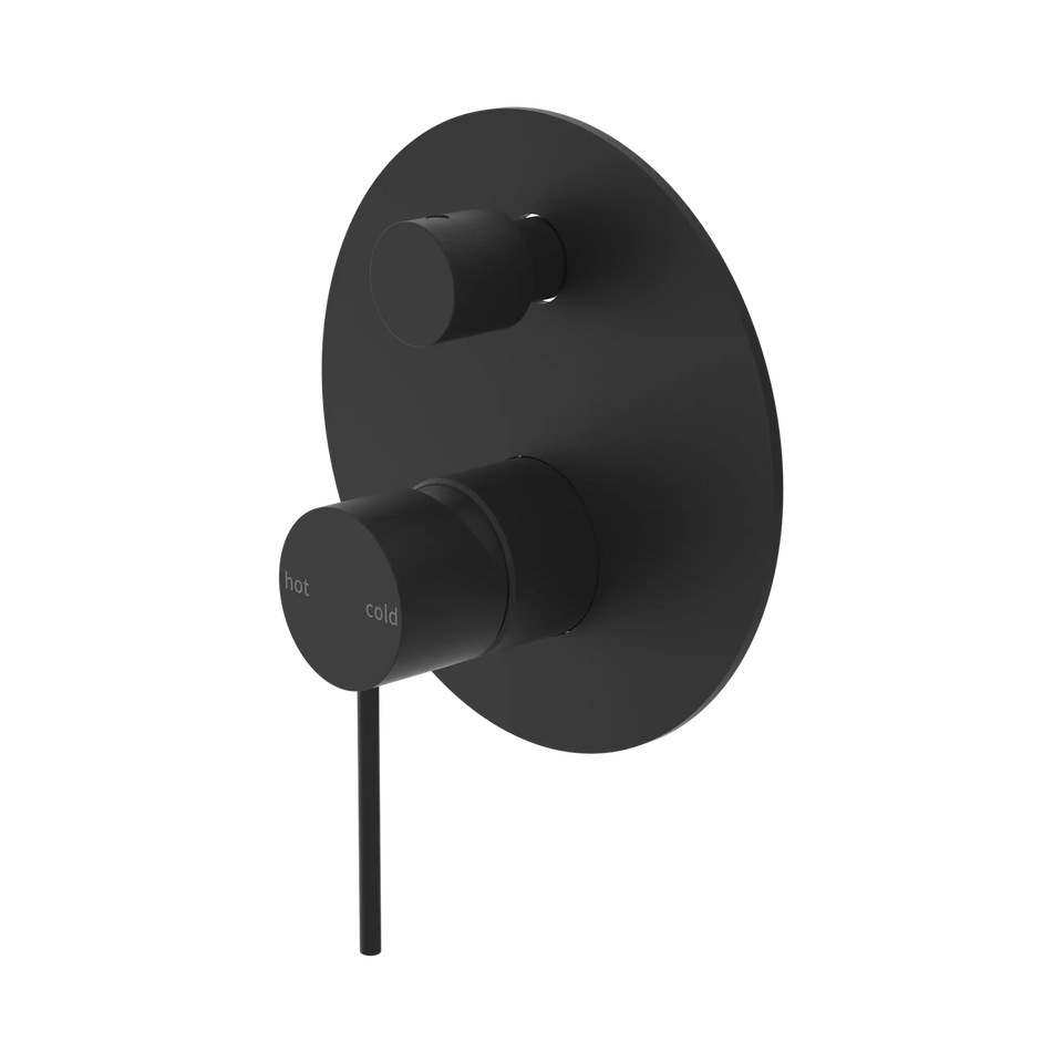 Nero Mecca Shower Mixer With Divertor Matte Black