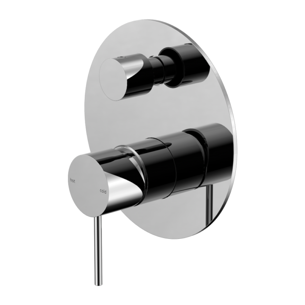 Nero Mecca Shower Mixer With Diverter Chrome