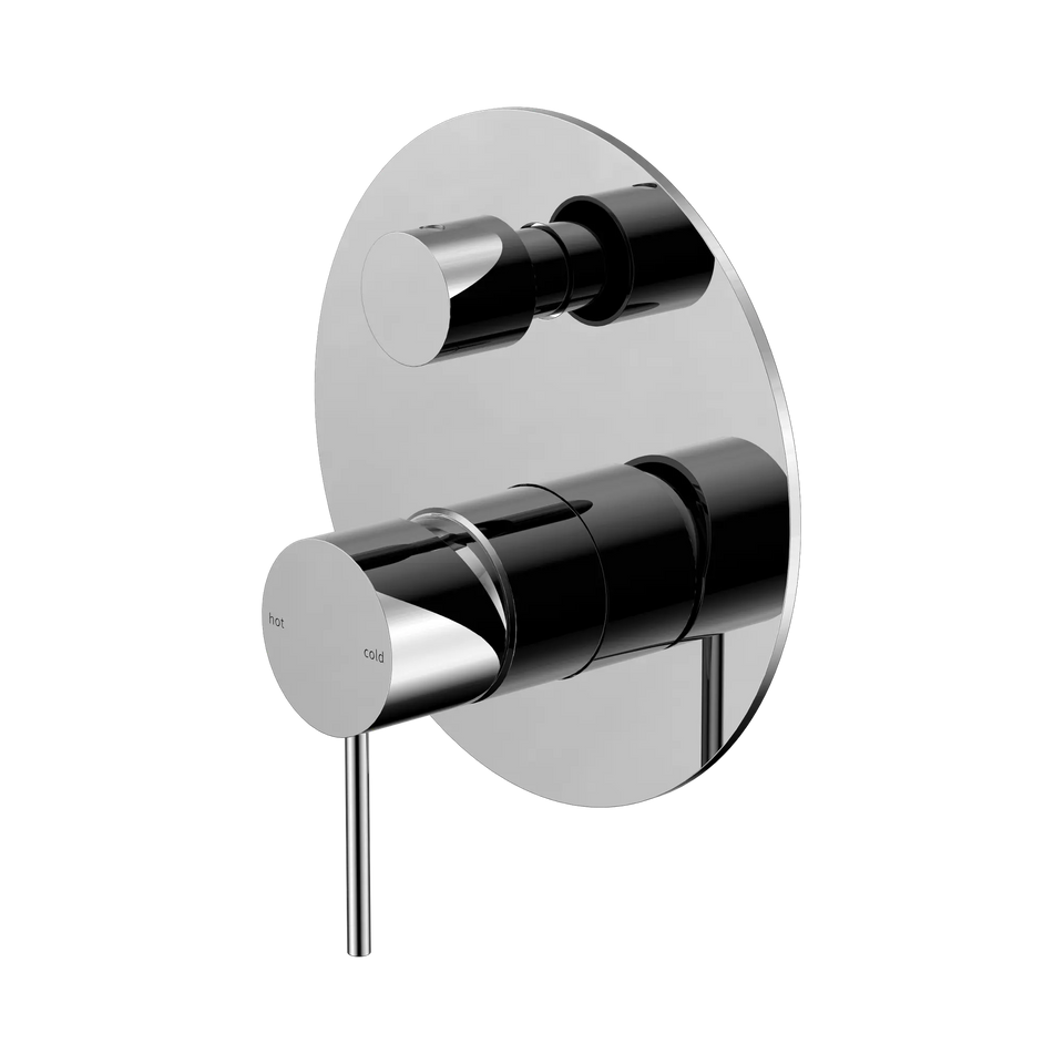 Nero Mecca Shower Mixer With Diverter - Chrome (NR221911ACH)