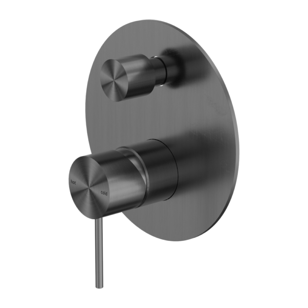 Nero Mecca Shower Mixer With Diverter Gun Metal