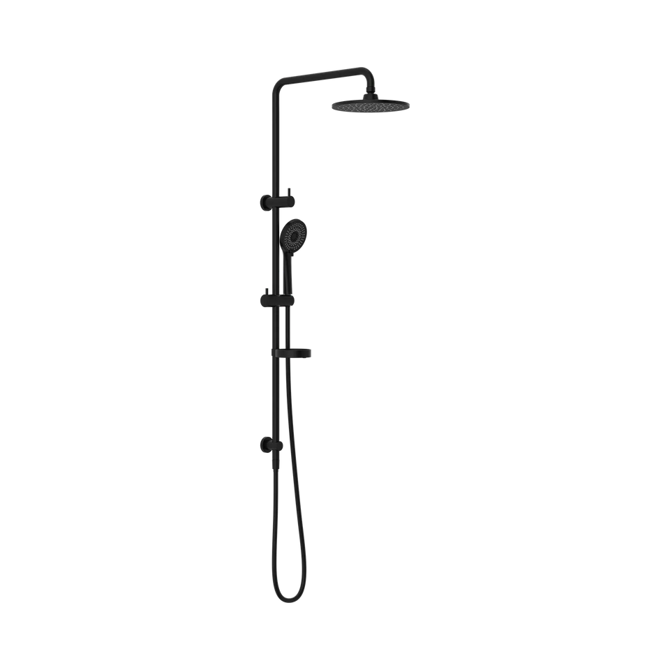 Nero Builder Project Twin Shower Set Matte Black
