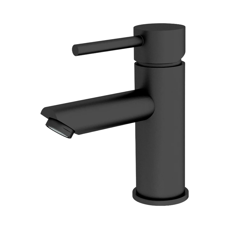 Nero Dolce Basin Mixer Straight Spout - Matte Black (NR250802MB)