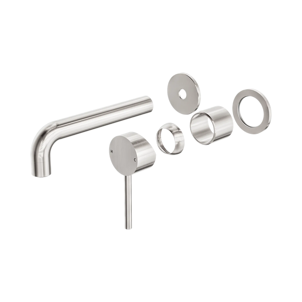 Nero Dolce Wall Basin/Bath Mixer Separate Back Plate Trim Kits Only - Brushed Nickel (NR250810ctBN)
