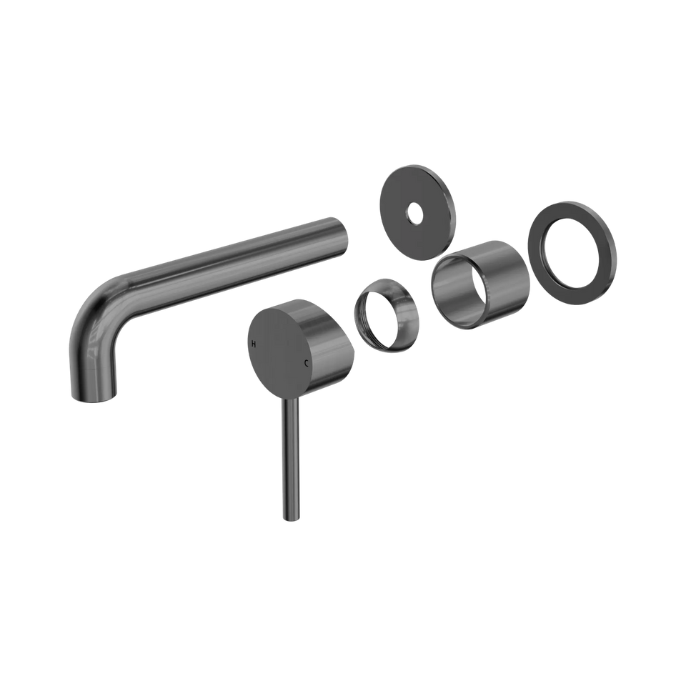 Nero Dolce Wall Basin/Bath Mixer Separate Back Plate Trim Kits Only - Gun Metal (NR250810ctGM)